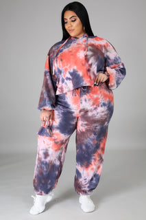 Multi-print 3piece Jogging Suit