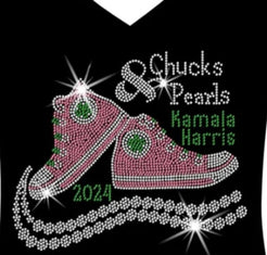 Chucks Pearls Bling Tshirts