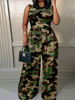 Pattern All Over Jumpsuit