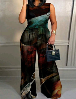 Pattern All Over Jumpsuit