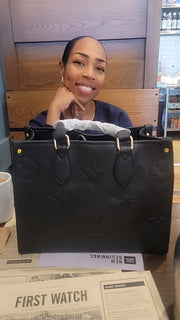 Louis Vuitton Black tote bag small