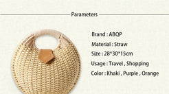 Round Shape Tote Handbag