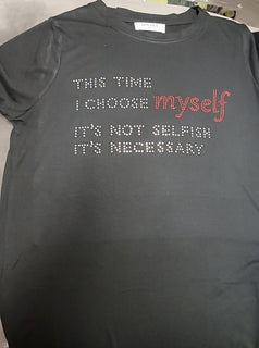 CUSTOM MADE BLING TSHIRT BY SIMRA DALMIDA SITMDSB
