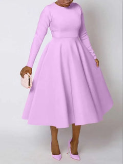 Elegance Mid day Long sleeve dress