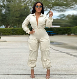 New Fashion Cargo Jumpsuit