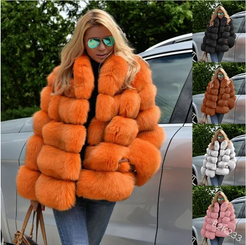 Loose Plush Fur Coat