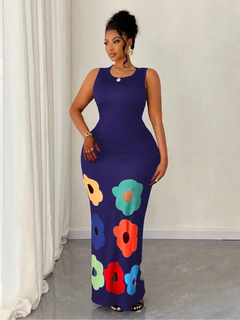 Summer Round Neck Maxi dress