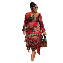 Lantern Sleeve Dress