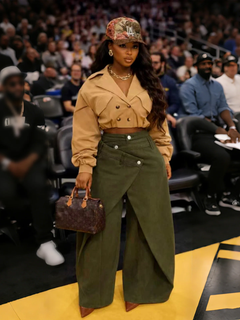 Irregular high waist denim jeans