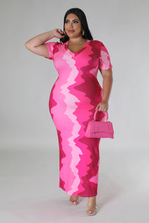 Barbe Multi-print dress