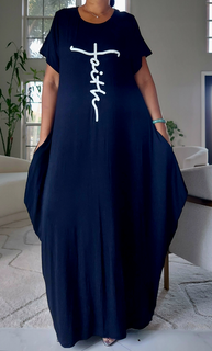 Faith Bubble Jersey Dress/Short Sleeve/