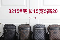 Men Louis Vuitton and Gucci Crossbody