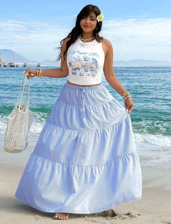 Short Sleeve Round Neck Loose Summer 2 piece set