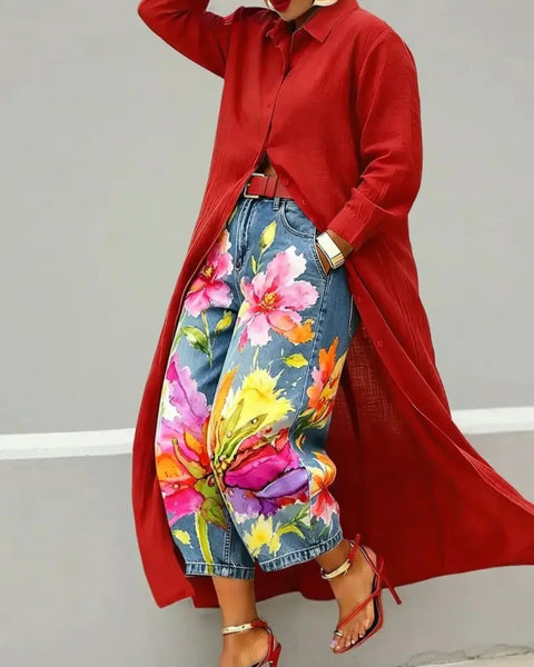 red-and-flowers