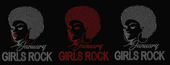 January Girls Rock Bling Tshirts