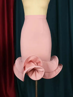 Mermaid  Ruffle Skirt (Handmade) Preorder
