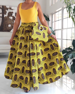 Spring Into Fashion 2023Combo Long Skirt & Pocketbook Set